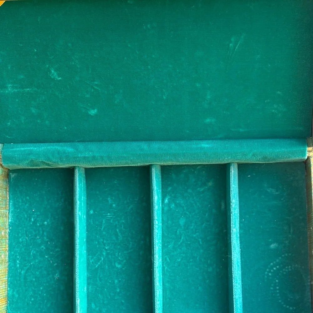 Vintage jewelry box Green - Picture 8 of 11